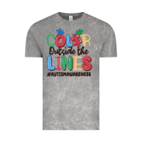 Cloud Rock color outside the lines autism awareness Vintage Tee - MaliasSmallBusiness