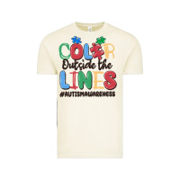 Vintage Arctic color outside the lines autism awareness Vintage Tee - MaliasSmallBusiness