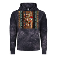 Cloud Black ho ho ho western christmas Vintage Hoodie - Jasminsmagicworld