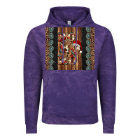 Cloud Purple ho ho ho western christmas Vintage Hoodie - Jasminsmagicworld