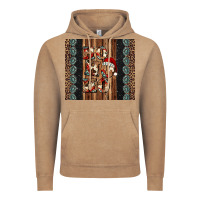 Vintage Coffee ho ho ho western christmas Vintage Hoodie - Jasminsmagicworld