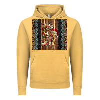 Vintage Mustard ho ho ho western christmas Vintage Hoodie - Jasminsmagicworld