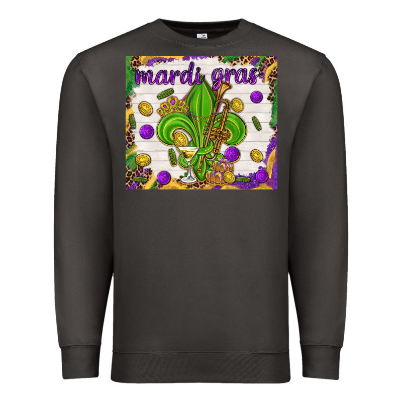 Mardi Gras Fleur De Lis Tumbler Premium Sweatshirt by HowdyJamesFarm | Teevron