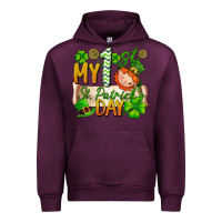Mauve Wine my 1st st patricks day Urban Hoodie - FaDigitalArtStudio