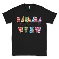 Black custom crayons Classic Tee - MaliasSmallBusiness