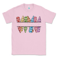 Bubblegum Pink custom crayons Classic Tee - MaliasSmallBusiness