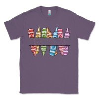 Lavender custom crayons Classic Tee - MaliasSmallBusiness