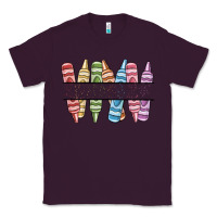 Plum custom crayons Classic Tee - MaliasSmallBusiness