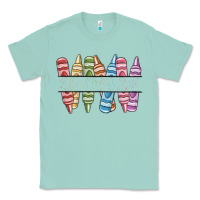 Seafoam custom crayons Classic Tee - MaliasSmallBusiness