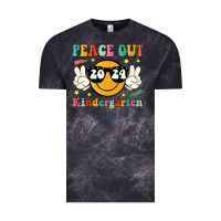 Cloud Black peace out 2024 kindergarten Vintage Tee - JahusDesignShop