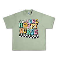 Oil Green one happy nurse Urban Heavy Tee - MaliasSmallBusiness