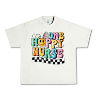Pistachio one happy nurse Urban Heavy Tee - MaliasSmallBusiness