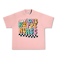 Salmon one happy nurse Urban Heavy Tee - MaliasSmallBusiness