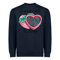 Navy i can buy myself turquoise Heavyweight Sweatshirt - MaliasSmallBusiness