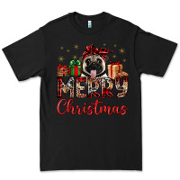 Black merry christmas pug Premium Tee - JahusDesignShop