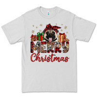Dove Grey merry christmas pug Premium Tee - JahusDesignShop