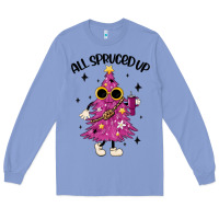 Colony Blue all spruced up Long Sleeve Tee - MaliasSmallBusiness