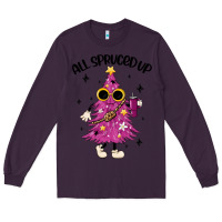 Plum all spruced up Long Sleeve Tee - MaliasSmallBusiness