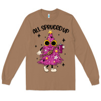 Toasted Coconut all spruced up Long Sleeve Tee - MaliasSmallBusiness