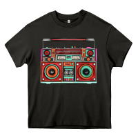 Asphalt Boombox Heavy Core Tee - FaDigitalArtStudio