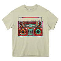 Mossy Boombox Heavy Core Tee - FaDigitalArtStudio