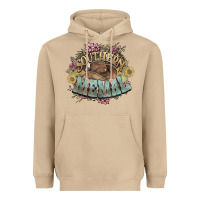 Mushroom Southern Memal western flowers Heavyweight Hoodie - HowdyJamesFarm