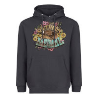 Smoke Southern Memal western flowers Heavyweight Hoodie - HowdyJamesFarm