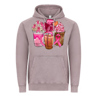 Vintage Zinc breast cancer coffee cups Vintage Hoodie - NancyCooperArtShop