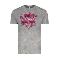 Cloud Rock i fight cancer whats your super power Vintage Tee - MaliasSmallBusiness