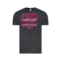 Vintage Black i fight cancer whats your super power Vintage Tee - MaliasSmallBusiness