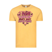 Vintage Mustard i fight cancer whats your super power Vintage Tee - MaliasSmallBusiness
