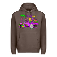 Coffee mardi gras truck gnome Premium Hoodie - JahusDesignShop