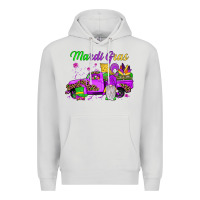 Dove Grey mardi gras truck gnome Premium Hoodie - JahusDesignShop