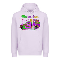 Lilac mardi gras truck gnome Premium Hoodie - JahusDesignShop