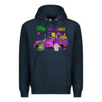 Navy mardi gras truck gnome Premium Hoodie - JahusDesignShop