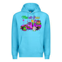 Mardi Gras Truck Gnome Premium Hoodie | Teevron