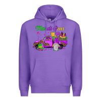 Purple mardi gras truck gnome Premium Hoodie - JahusDesignShop