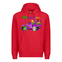 Red mardi gras truck gnome Premium Hoodie - JahusDesignShop