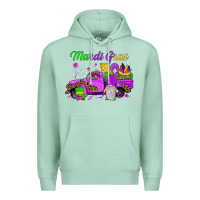 Seafoam mardi gras truck gnome Premium Hoodie - JahusDesignShop