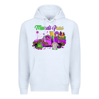 White mardi gras truck gnome Premium Hoodie - JahusDesignShop