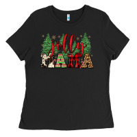 Black jolly mama Ladies Tee - FaDigitalArtStudio