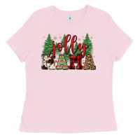 Bubblegum Pink jolly mama Ladies Tee - FaDigitalArtStudio