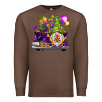 Chestnut Mardi Gras gnome on the truck Premium Sweatshirt - HowdyJamesFarm