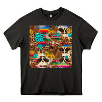 Asphalt western sunflower bucket cow seamless pattern Heavy Core Tee - HRA Design Shop