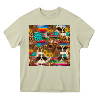 Mossy western sunflower bucket cow seamless pattern Heavy Core Tee - HRA Design Shop