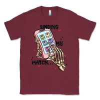 Burgundy finding my match Classic Tee - MaliasSmallBusiness