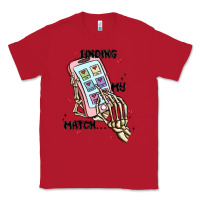 Red finding my match Classic Tee - MaliasSmallBusiness