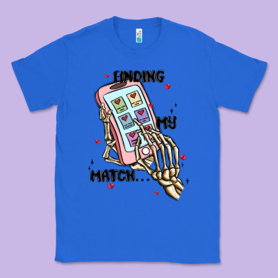 Finding My Match Classic Tee Designed By Maliassmallbusiness