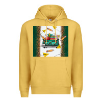 Antique Gold back to school truck Premium Hoodie - TumblerDesignByShophia