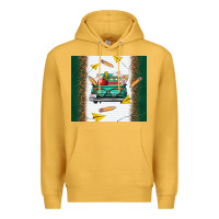 Mustard back to school truck Premium Hoodie - TumblerDesignByShophia